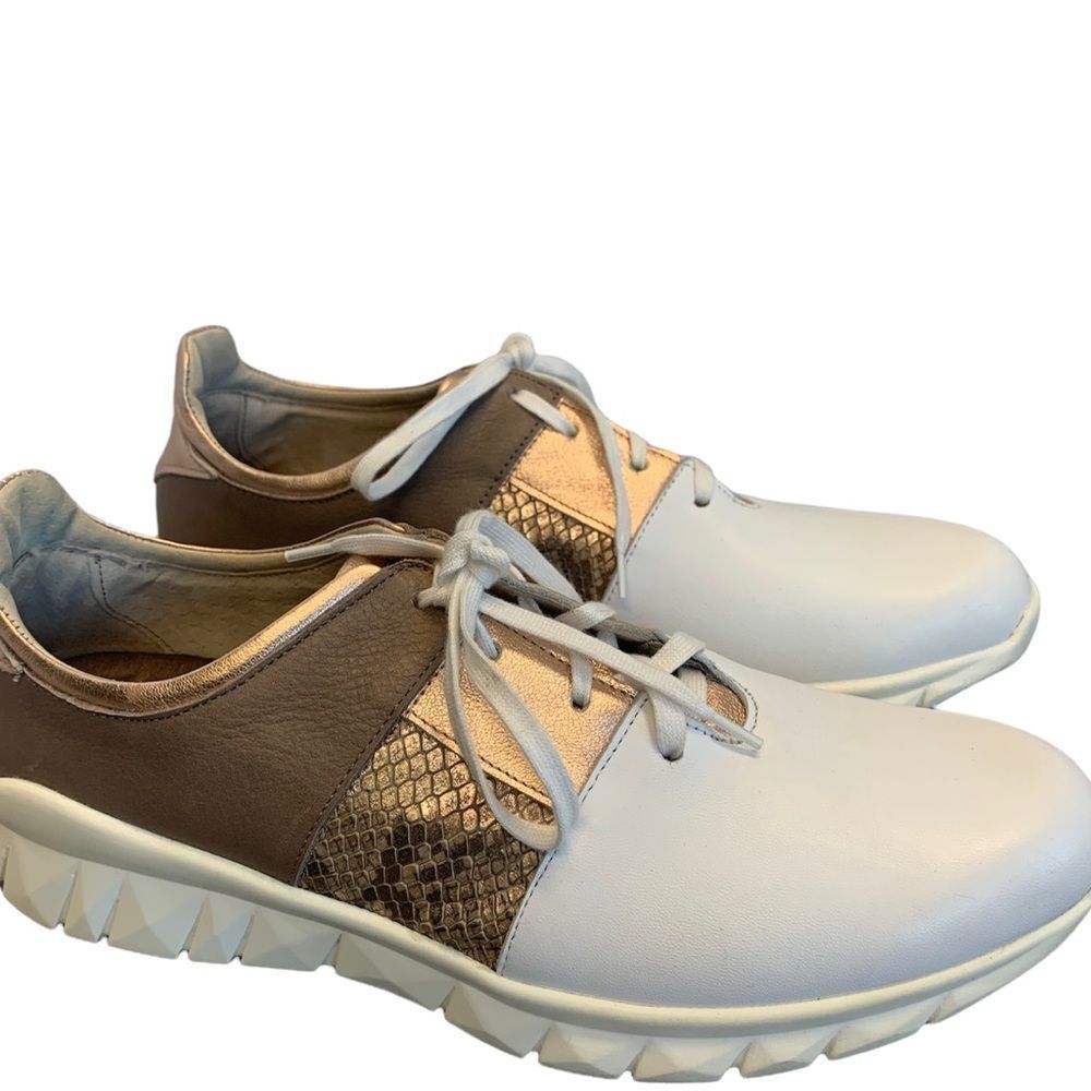 Noat Apollo Buzz Sneakers Shoes Sz 41 in white golden cobra